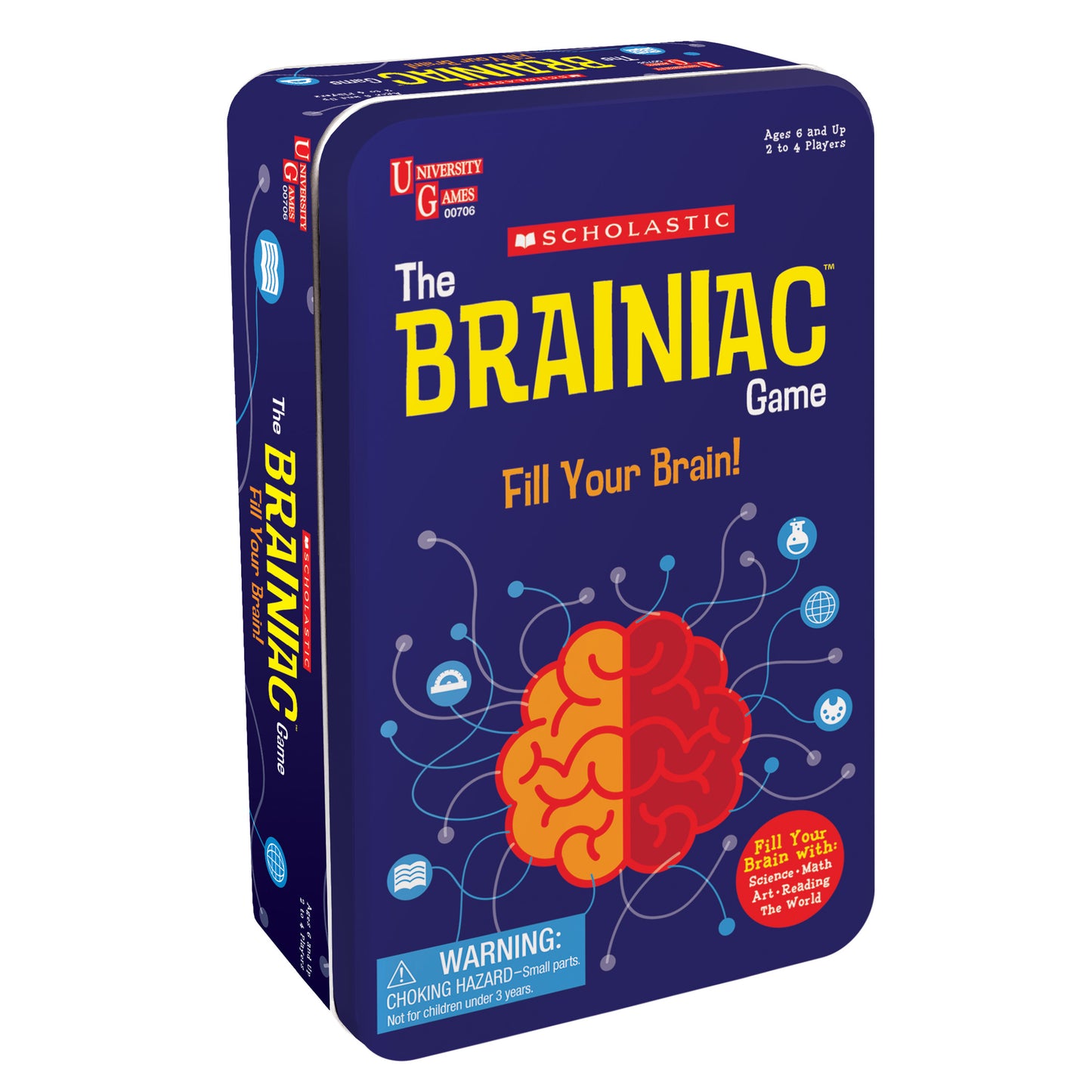 Brainiac Card Game Tin
